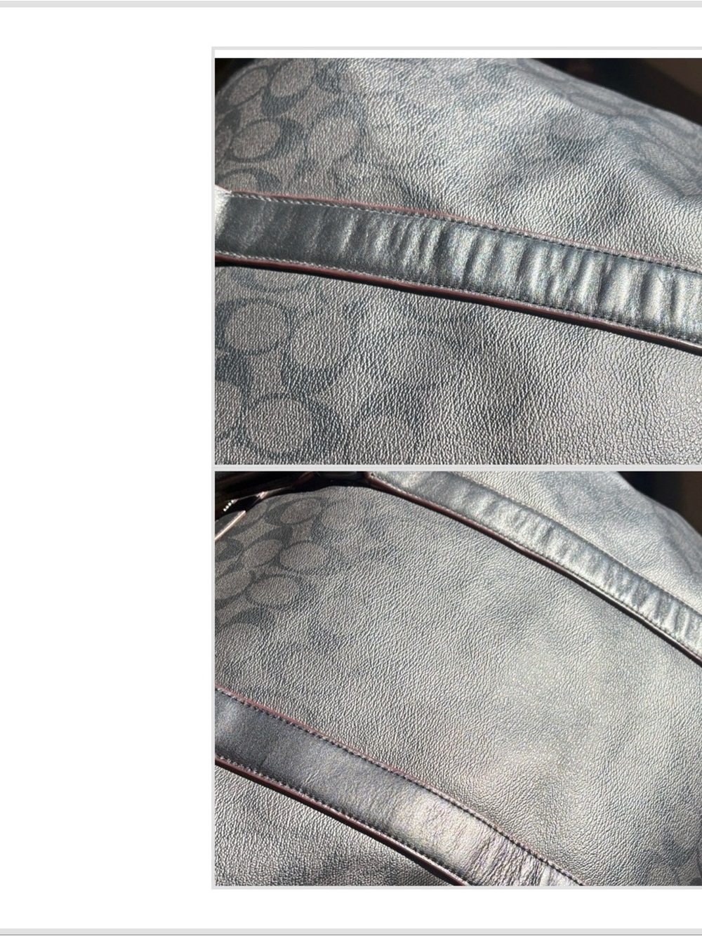 Coach Voyager Duffel Travel Bag w/ Strap A1821 - Picture 9 of 17